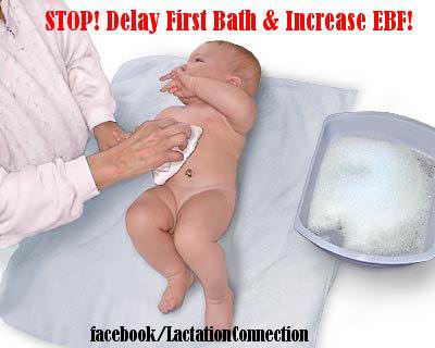 delay first bath